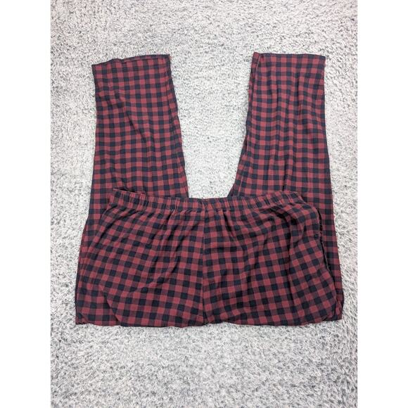 Nautica Pants Men Extra Large Plaid Sleepwear Pajama Drawstring Flannel Lounge - Picture 1 of 9